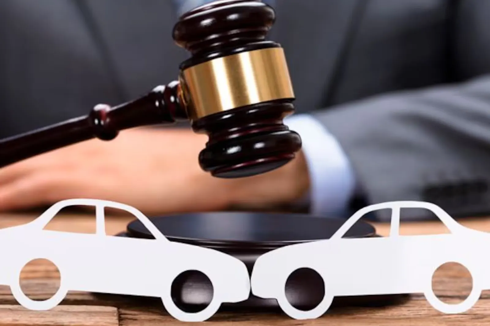 Mazo judicial detrás de dos autos de juguete tras una colisión